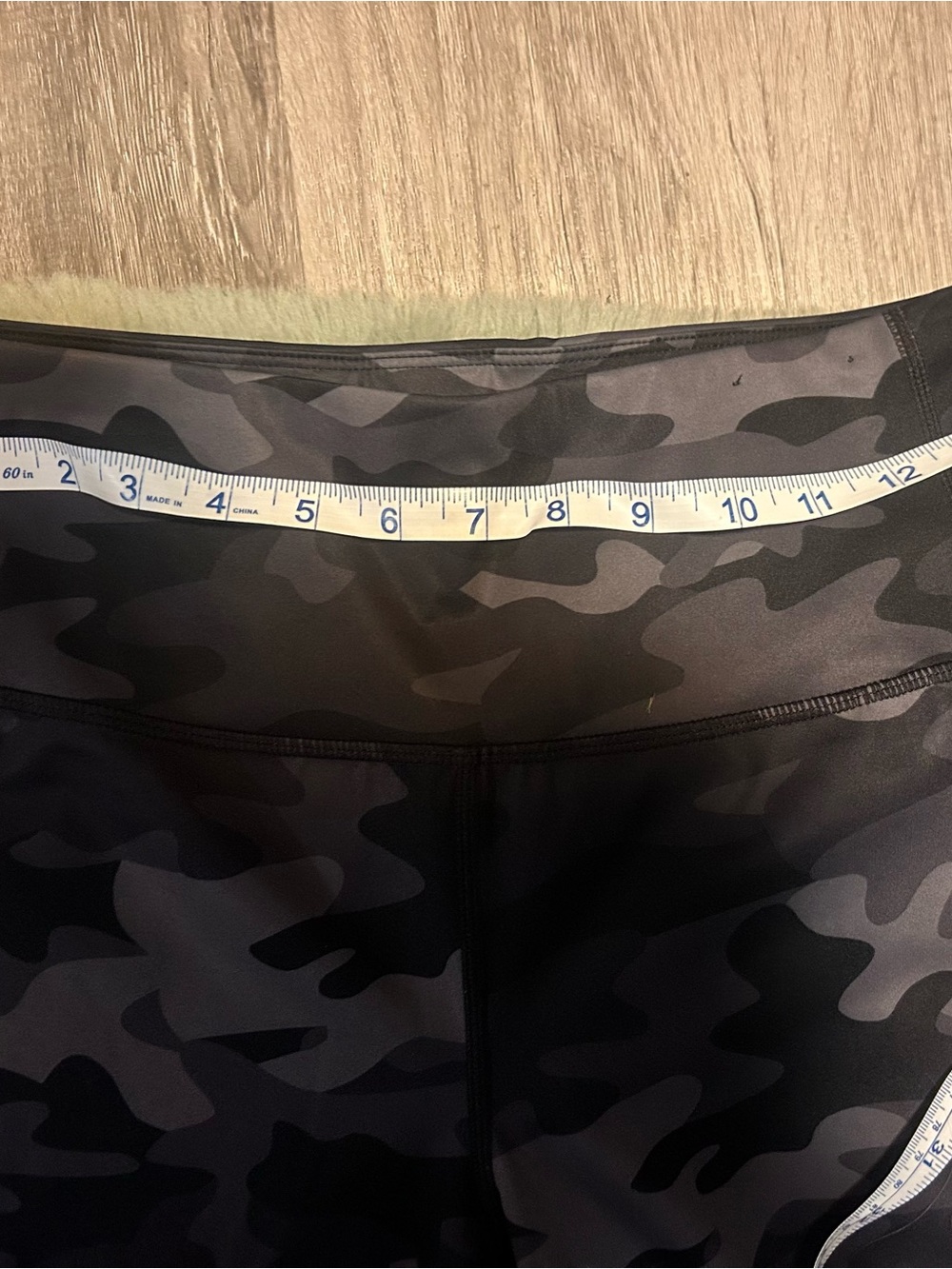 Black & Gray Camo Lole Athletic Leggings